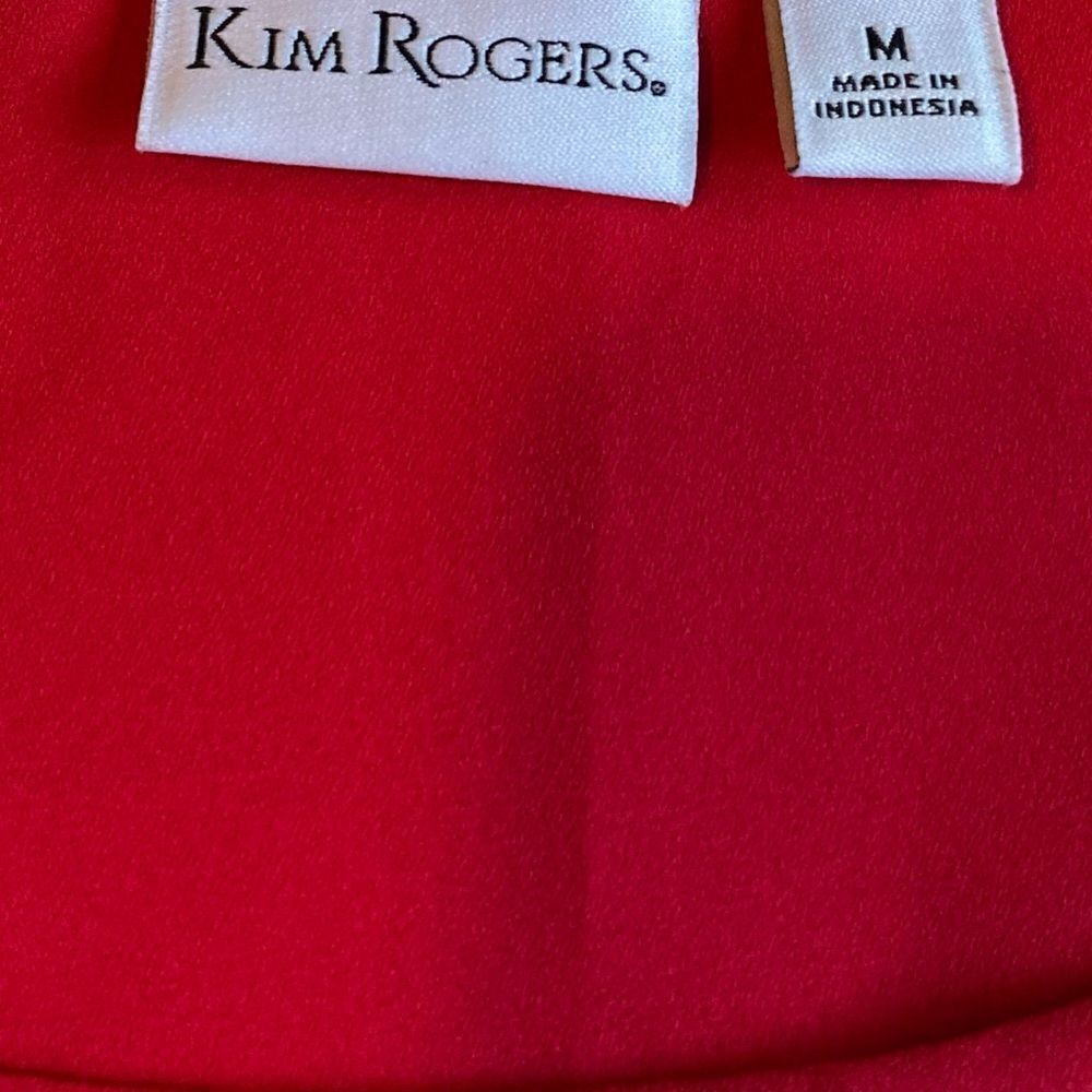 Kim Rodgers Red Top - Picture 4 of 5